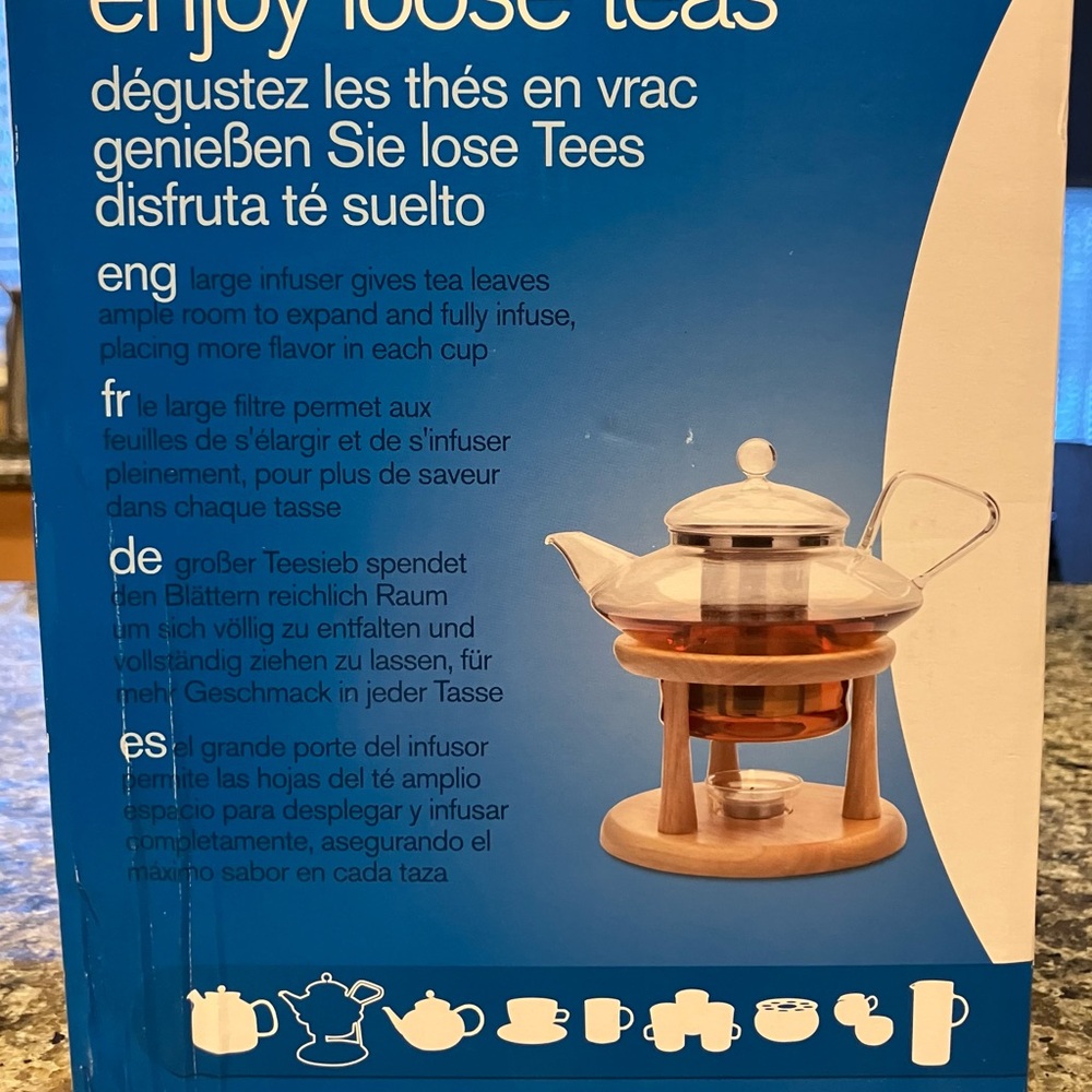 New Adagio Glass Concert Teapot - Picture 3 of 6